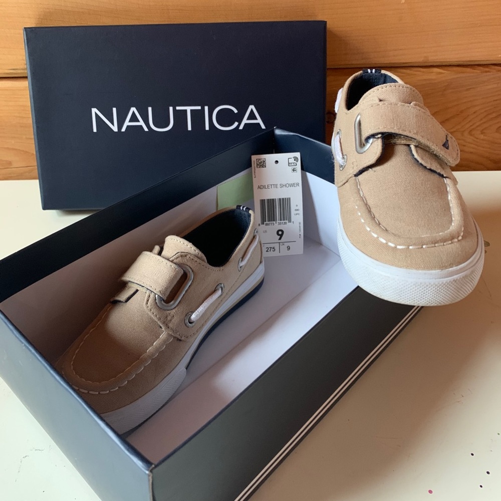 Nautica Boys Boat Shoes toddler size 9